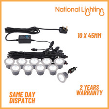 Recessed LED Decking Lights Kit Outdoor Ground Lights for Garden Pathway-IP67