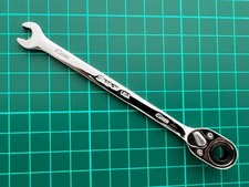 unused snap on tools usa 6mm flank drive plus reversible ratchet spanner (6221)