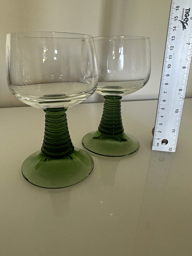 Vintage roemer wine glasses - roemer,