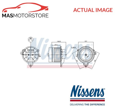 Interior blower fan - fan, lhd