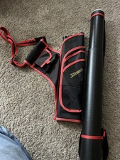 25 Wooden Archery Arrows With Hard Case And Holster