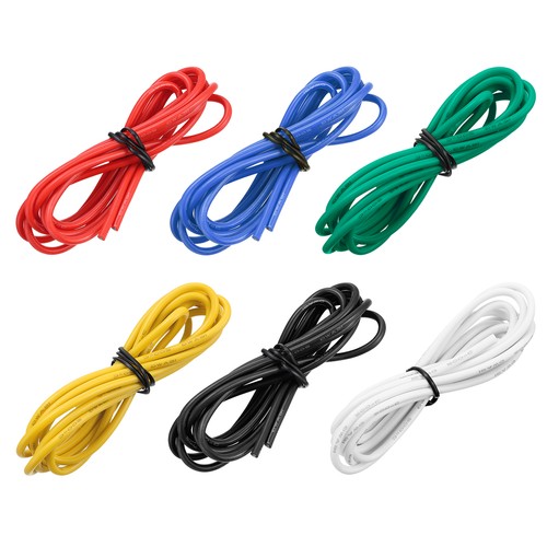 6pcs gauge silicone wire - gauge,