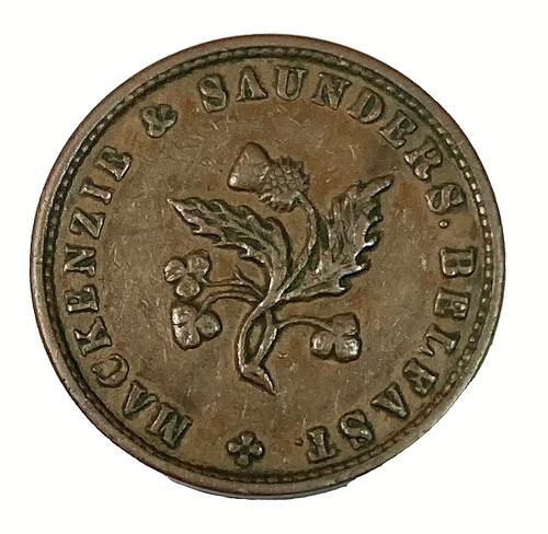 1847 belfast ireland farthing - ireland,