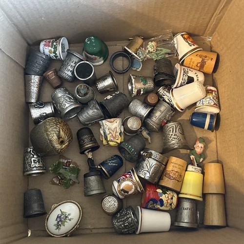 Collection thimbles job lot - of,