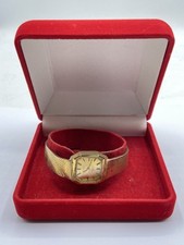 Vintage Gold Plated Limit International Working Womens Wrist Watch 