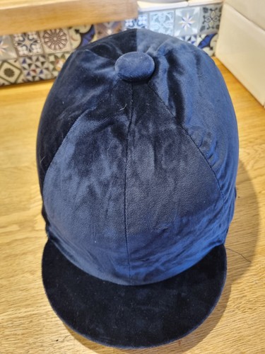 Navy blue riding hat - blue,