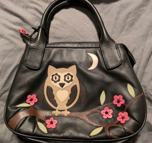 Rare ciccia leather owl - uk,