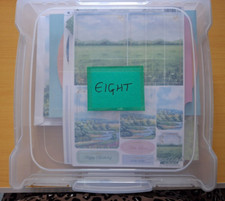 LOT 8: ARTBIN STORAGE CASE WITH 'KANBAN' THOUGHTS OF SUMMER KIT - 48 CARDS