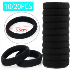 10 20PCS THICK STRONG women girls School Endless Hair Elastics Bobbles Bands UK
