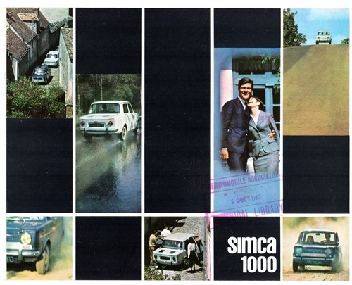 Simca 1000 saloon - 1000, 1964-1965