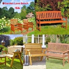 Garden Bench Wooden Seat Bench