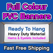 OUTDOOR PVC BANNER - PRINTED OUTDOOR SIGN VINYL BANNERS WATERPROOF QUALITY
