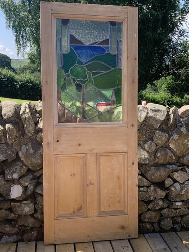 Old original victorian stained - old,