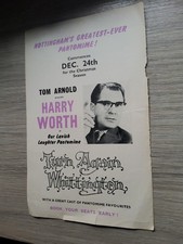PANTO THEATRE FLYER 1963,NOTTINGHAM THEATRE ROYAL,HARRY WORTH,
