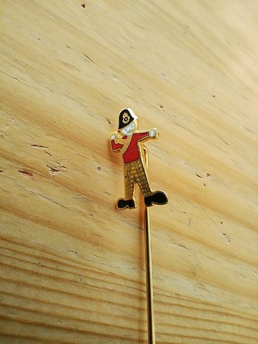 Vintage rupert stick - vintage, badge