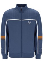Sergio Tacchini Track Jacket Mens Frankie Track in Vintage Indigo /Pumpkin Spice