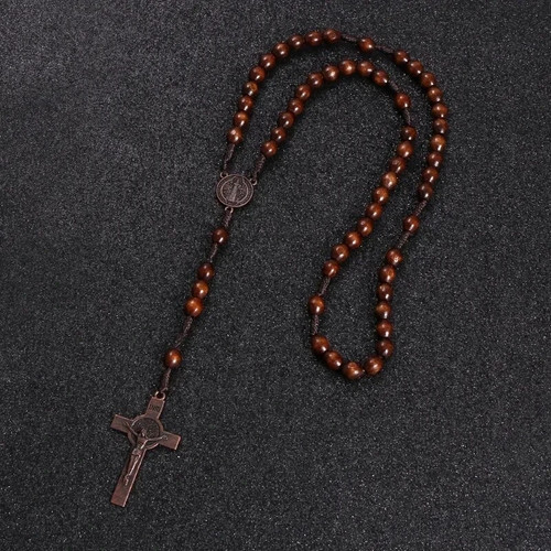 Rosary cross crucifix handmade - rosary,