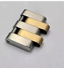 Mens Datejust Oyster Quartz 18K Gold Steel Genuine Rolex Link Never Used