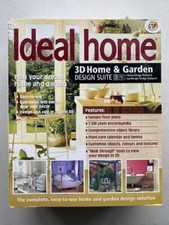 PC IDEAL HOME 3D HOME AND GARDEN DESIGN SUITE NEW SEALED SOFTWARE BIG BOX