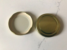70mm Gold Jar Lids x 11 lids