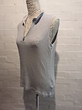 Ladies Golfino Golf Polo Shirt Pale Blue Size Large