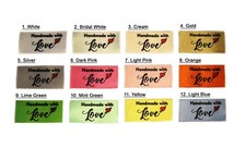 Handmade with love sew on