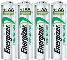 4 x AA ENERGIZER RECHARGE POWER PLUS 2000mAh NiMH PRE-CHARGED BATTERIES HR6