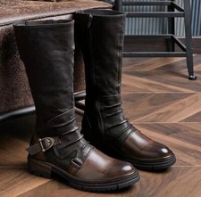 Men Thigh-High Riding Boots