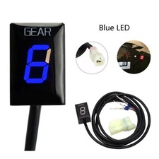 Motorcycle Gear Indicator Blue