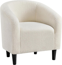Yaheetech tub chair fuzzy - yaheetech, chair,