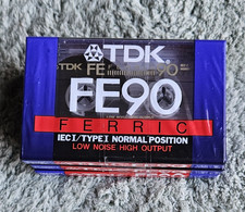 TDK FE90  90 Minutes Blank