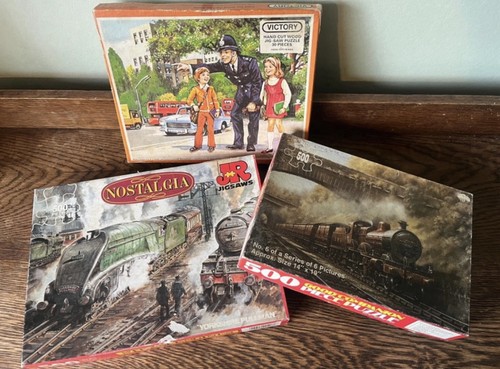Vintage jigsaw puzzle - vintage,