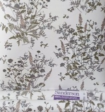 X2 1970s Vintage SANDERSON Wallpaper Rolls Wild flowers floral botanical Mcm 60s