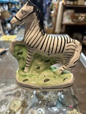 Antique Staffordshire Zebra