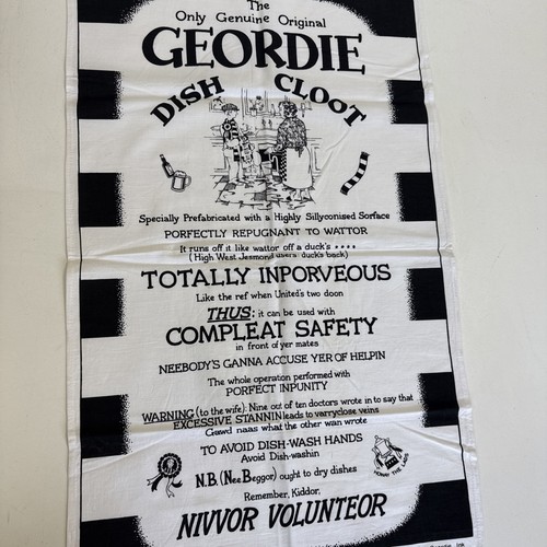 Retro geordie dish cloot tea - retro,