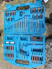 Makita Drill Bit and Screwdriver Bit Accessory Set in Carry Case Tools Diy 