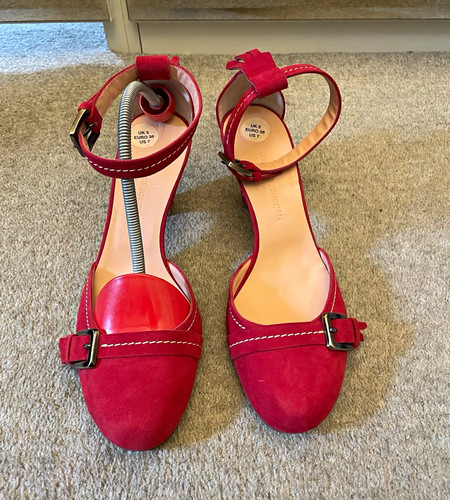 Charles jourdan red - jourdan, suede