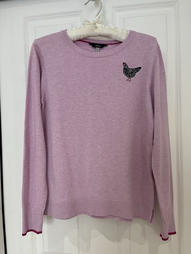 Joules pink jumper with - jumper, beaded