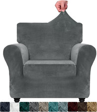 XINEAGE 1 Piece Velvet Chair