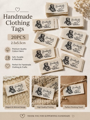 Handmade labels for sewing - labels,
