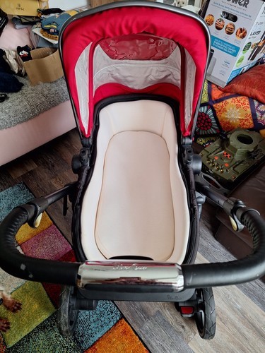 Silver cross red surf - red, pram
