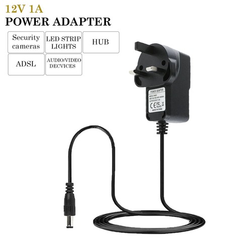 12v power supply adapter - 1a,