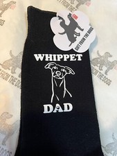 Whippet Dad Socks Men’s Dog