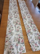 VINTAGE Marks & Spencer English Cottage Floral Curtains 64" X 53" Drop each 