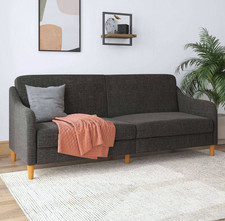 Jasper Sprung Sofa Bed - Dark