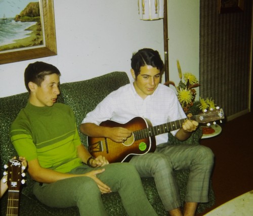 1970s young men - young, playing