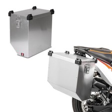 2x Motorbike Aluminium Side