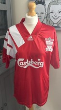 Vintage Original Liverpool 1992-93 Centenary Home Shirt M Adidas Rare Carlsberg