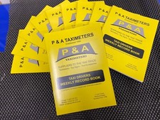 Taxi Drivers Weekly Record Books Top Quality Books Guaranteed