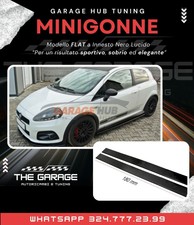 POLISHED BLACK MINISKIRTS for